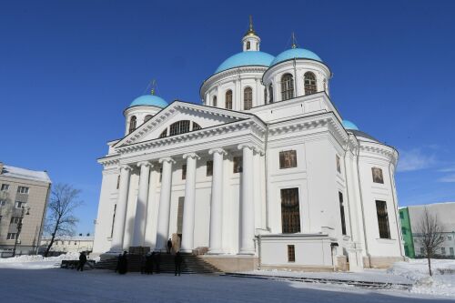 Собор казанской божьей матери в казани фото