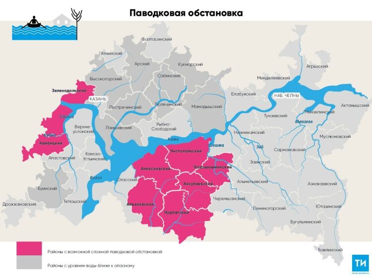 Что ждать от «большой воды»? Прогнозы на весенний паводок-2019 в Татарстане